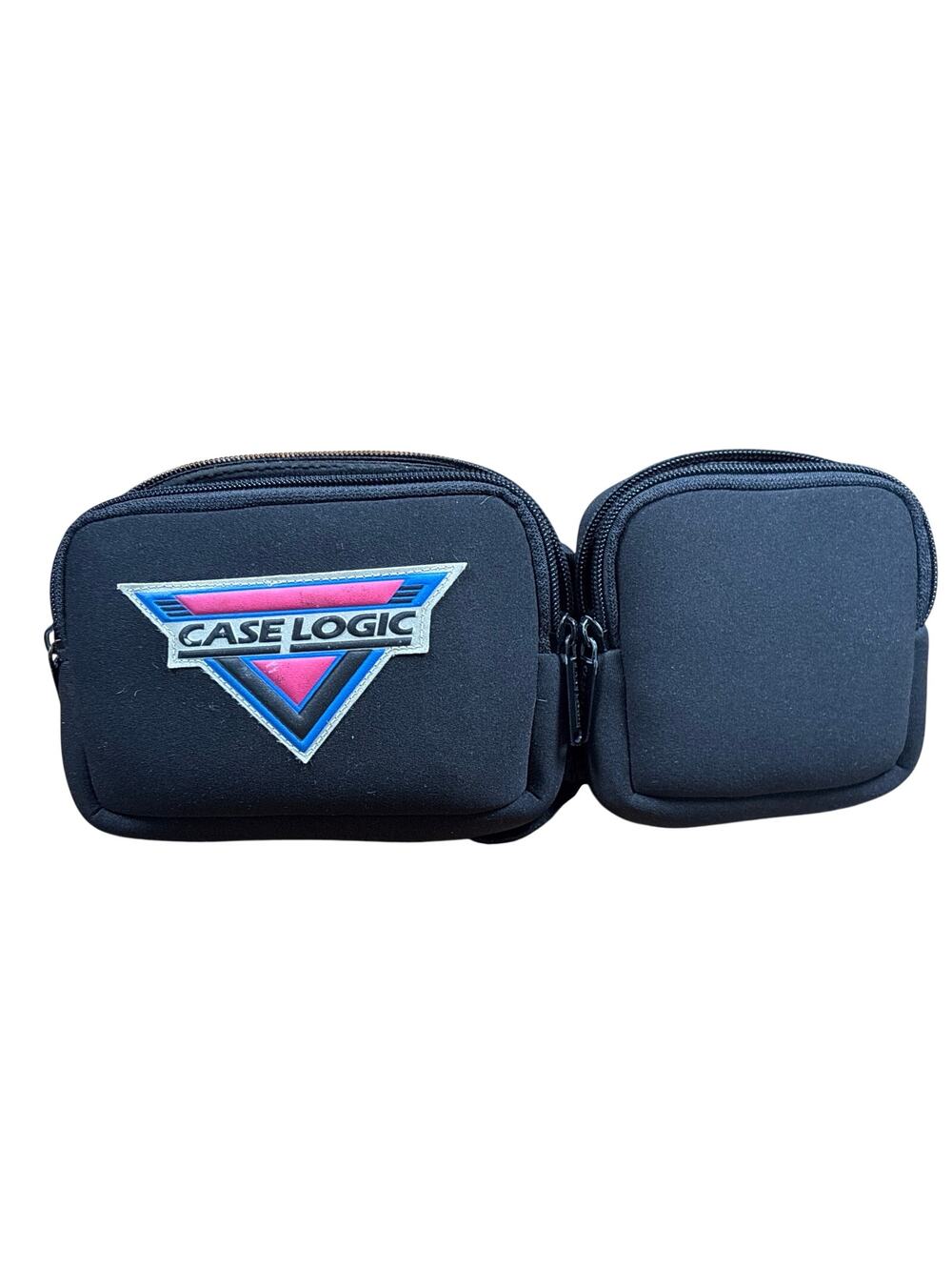 VTG  CASE LOGIC cassette Player Black Waist Fanny Pack tape Case Neoprene